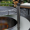 2-in-1 Portable Stainless Smokeless Fire Pit and Grill for Campfire, BBQ, Picnic