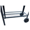 Black Metal Raised Garden Bed Cart with Wheels for Easy Moving - Good for Vegetables, Flowers, and Herbs