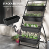 4-Tier Vertical Garden Planter Ideal for Small Patios, Balconies and Decks - Grow More Vegetables, Flowers & Herbs