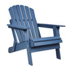 Outdoor Oversize Wooden Folding Adirondack Chair with Pre-Assembled Back Rest And Seatfor Garden, Lawn, Backyard, Deck, Pool Side, And Fire Pit