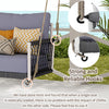 Premium Woven Rope Swing Sofa Seating for Two with Comfortable Cushions