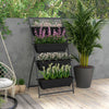 4-Tier Vertical Garden Planter Ideal for Small Patios, Balconies and Decks - Grow More Vegetables, Flowers & Herbs