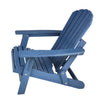 Outdoor Oversize Wooden Folding Adirondack Chair with Pre-Assembled Back Rest And Seatfor Garden, Lawn, Backyard, Deck, Pool Side, And Fire Pit