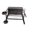 Black Metal Raised Garden Bed Cart with Wheels for Easy Moving - Good for Vegetables, Flowers, and Herbs