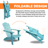 Classic Folding Adirondack Chair