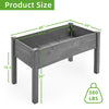 Wooden Raised Garden Bed with Legs Best for Flowers, Herbs & Vegetables