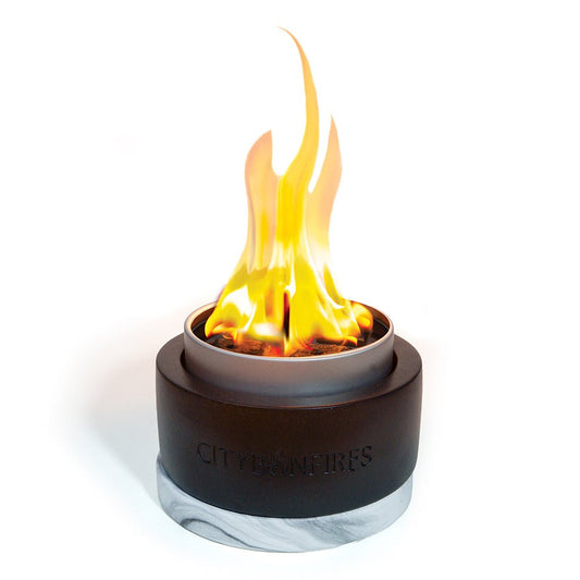 City Bonfires Petite Tabletop Fire Bowl + 1 City Bonfire