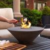 Concrete Cone Fire Pit