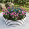 Round Metal Raised Garden Bed/Planter Box Ideal for Vegetables, Fruits, Flowers, and Herbs