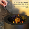 Portable Stainless Smokeless Fire Pit with Poker for Campfire, Backyard Picnic, and Camping