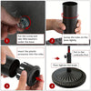 Weatherproof Weighted Patio Umbrella Base - Adjustable Pole Holder, and Superior Stability