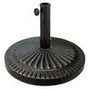 Weatherproof Weighted Patio Umbrella Base - Adjustable Pole Holder, and Superior Stability