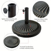 Weatherproof Weighted Patio Umbrella Base - Adjustable Pole Holder, and Superior Stability