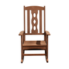 Open Box - Carved Back Outdoor Rocking Chair