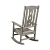 Open Box - Carved Back Outdoor Rocking Chair