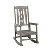 Open Box - Carved Back Outdoor Rocking Chair