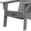 Open Box Deluxe Adirondack Chair with Pull Out Ottoman