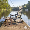 Open Box - Carved Back Outdoor Rocking Chair