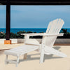 Open Box Deluxe Adirondack Chair with Pull Out Ottoman