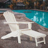 Open Box Deluxe Adirondack Chair with Pull Out Ottoman